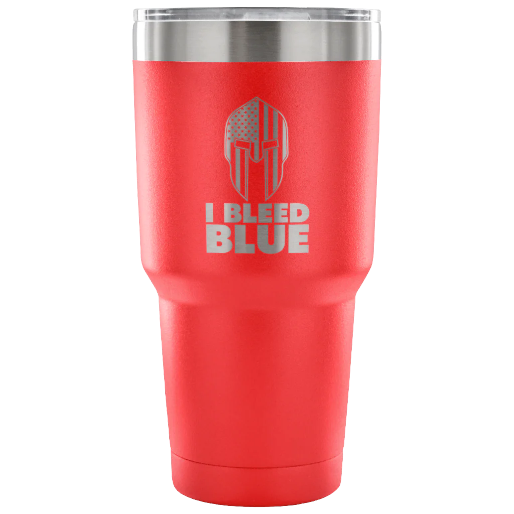I Bleed Blue Tumbler - Image 6
