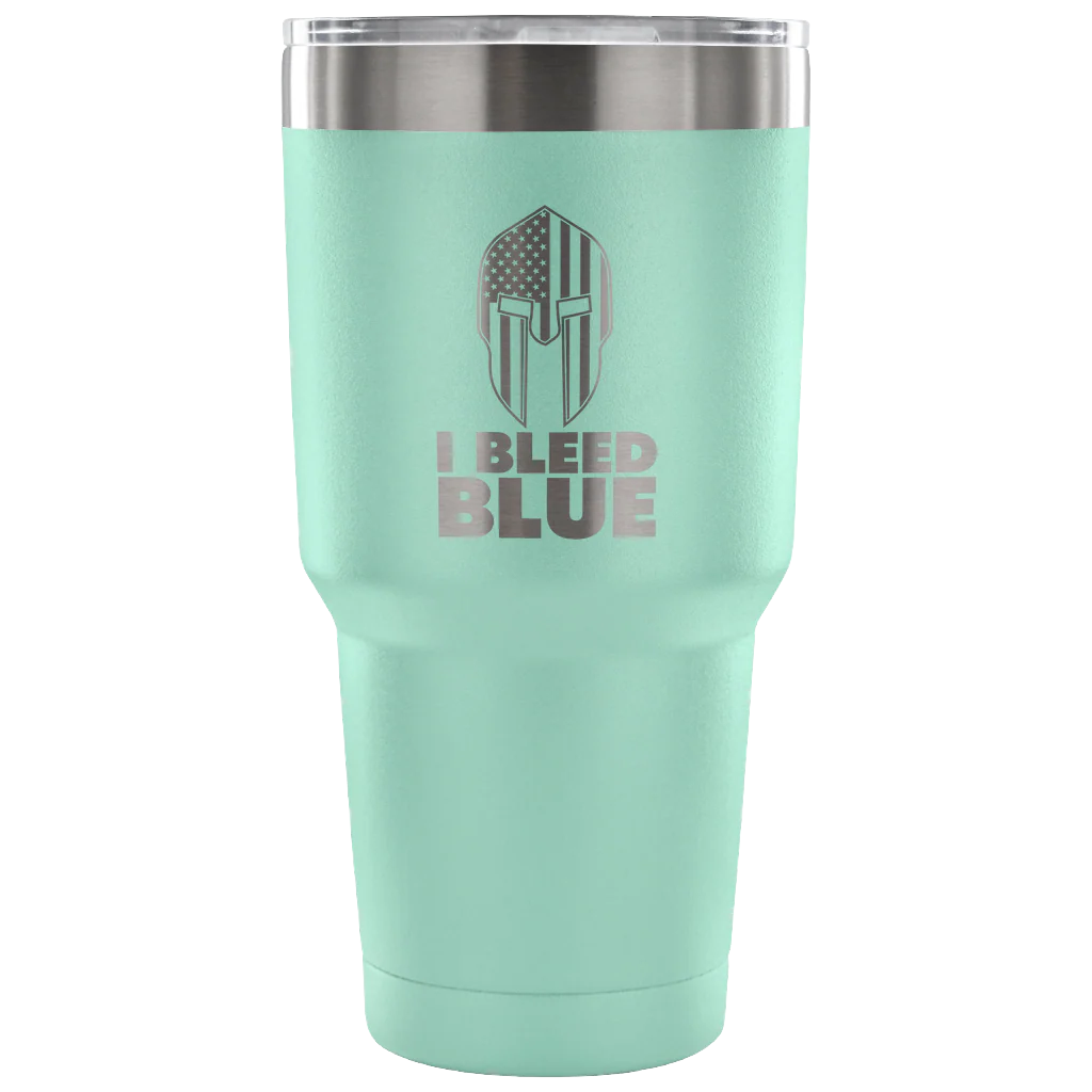 I Bleed Blue Tumbler - Image 7