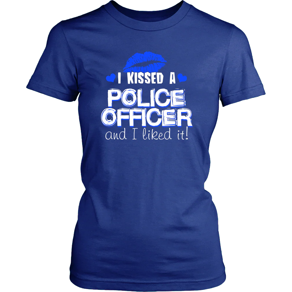 I Kissed A Police Officer Shirt - Image 10