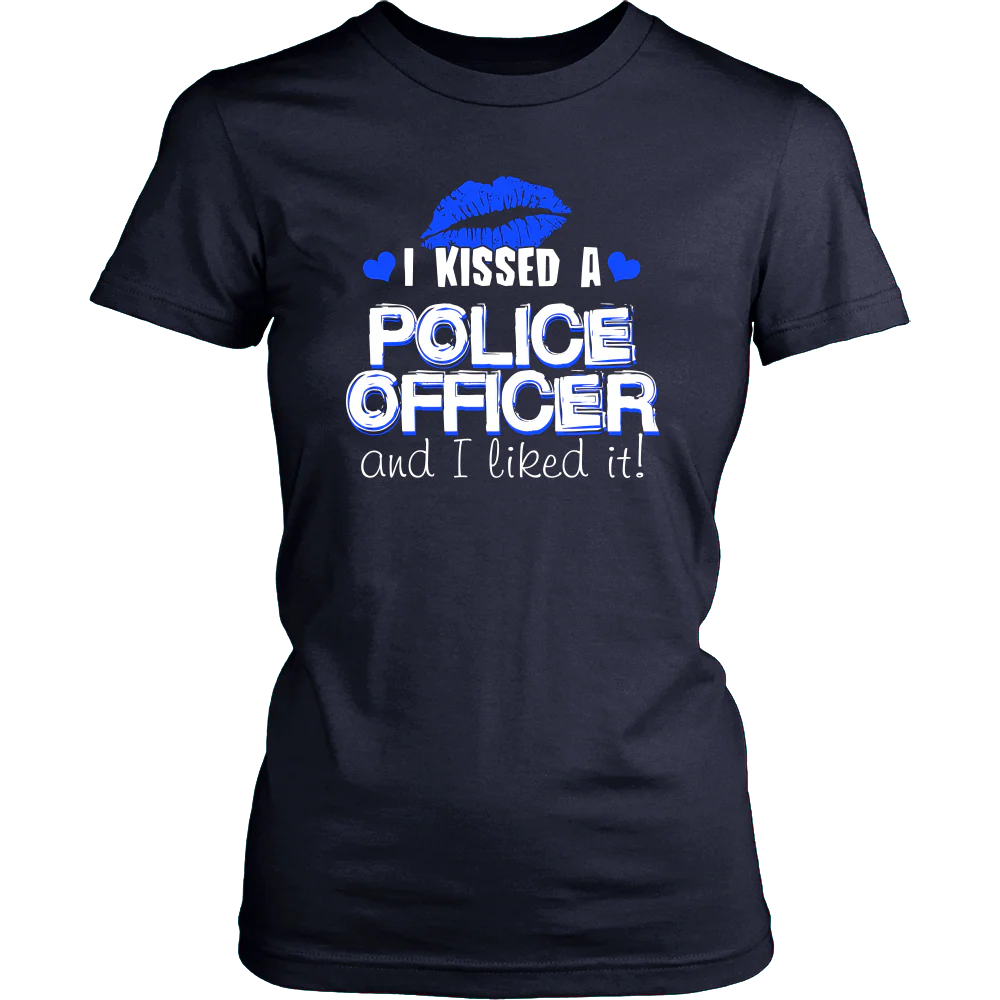I Kissed A Police Officer Shirt - Image 12
