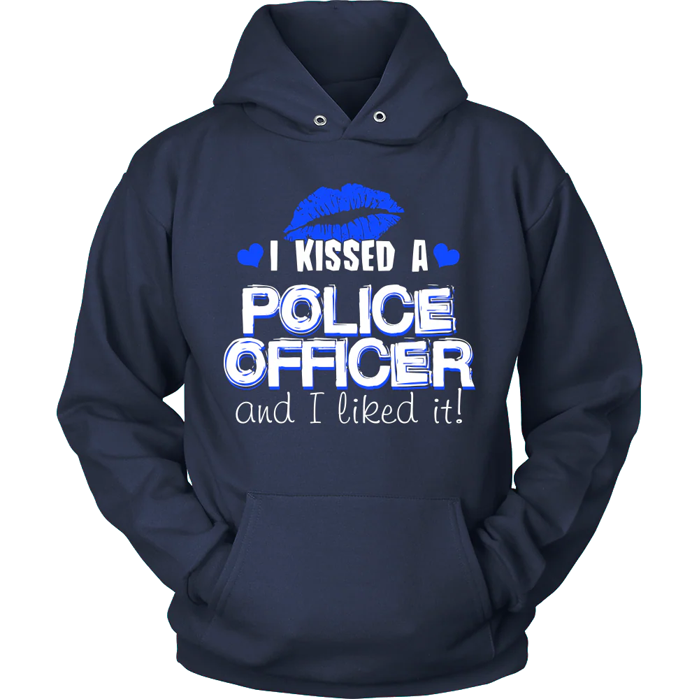 I Kissed A Police Officer Shirt - Image 8