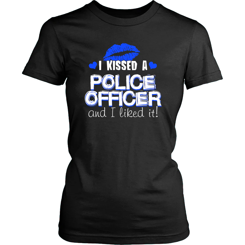 I Kissed A Police Officer Shirt - Image 9