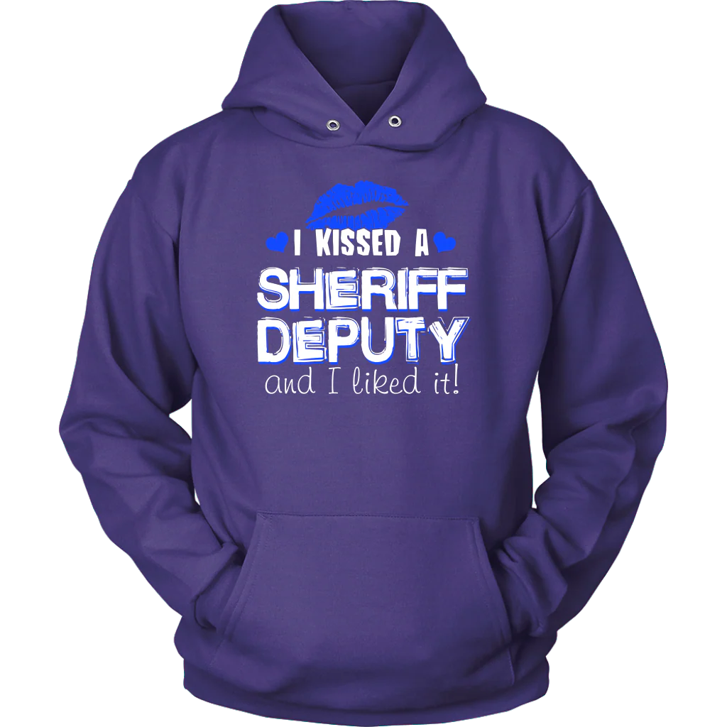 I Kissed Sheriff Deputy T-shirt and Hoodie - Image 10