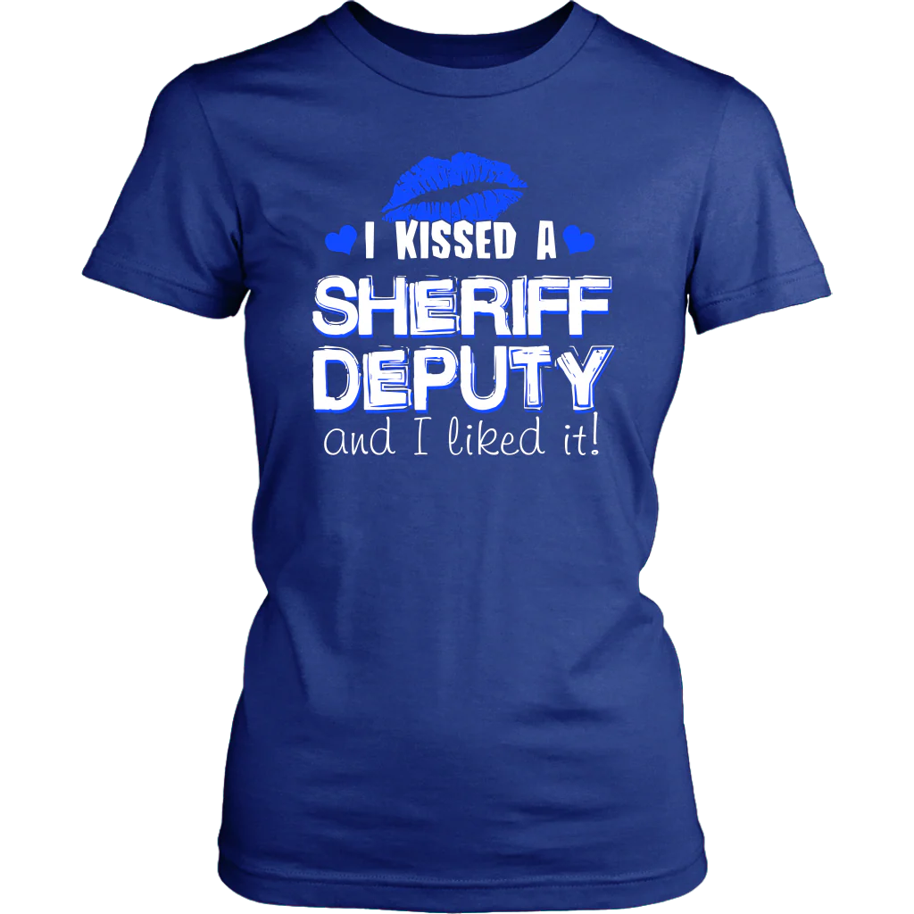 I Kissed Sheriff Deputy T-shirt and Hoodie - Image 12