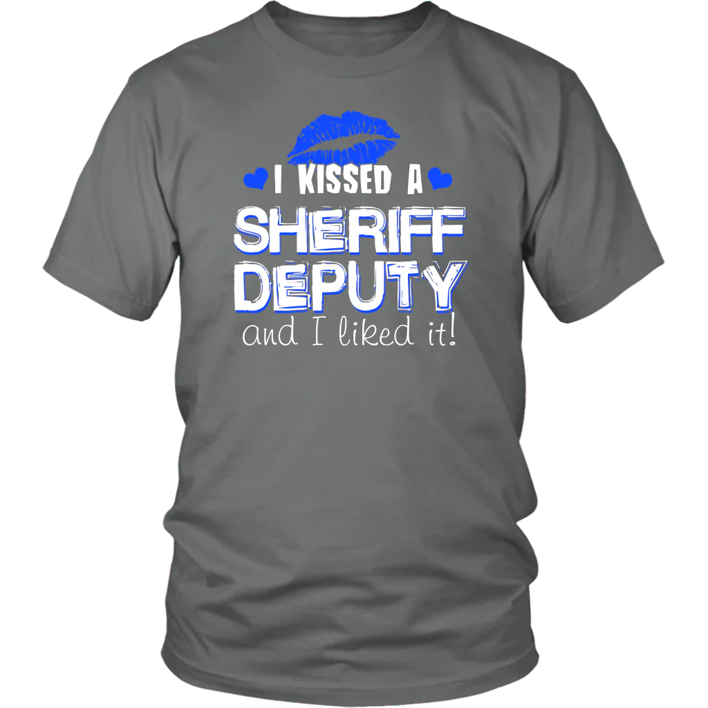 I Kissed Sheriff Deputy T-shirt and Hoodie - Image 4