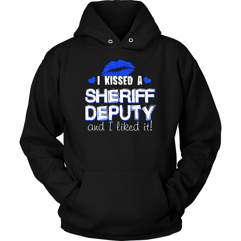 I Kissed Sheriff Deputy T-shirt and Hoodie - Image 8