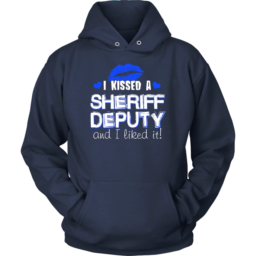 I Kissed Sheriff Deputy T-shirt and Hoodie - Image 9