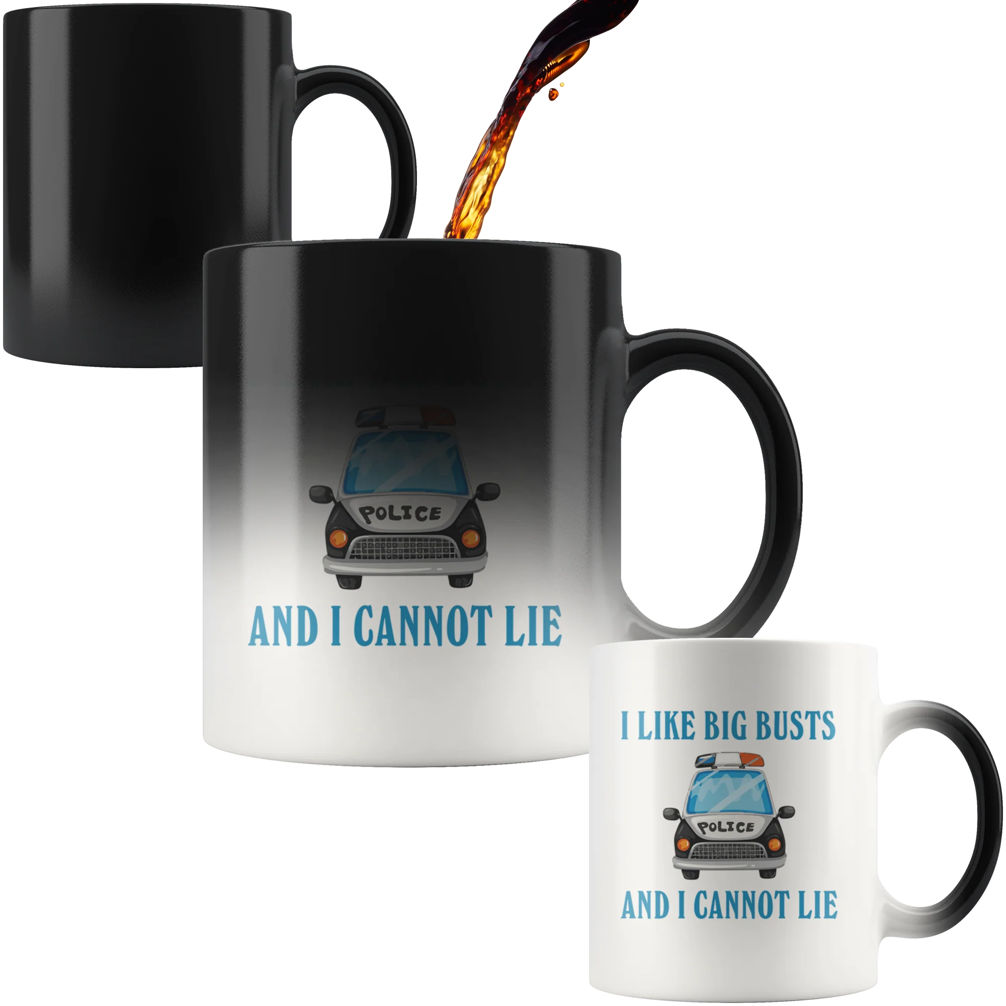 I like Big Busts and I cannot Lie Color Changing Mug