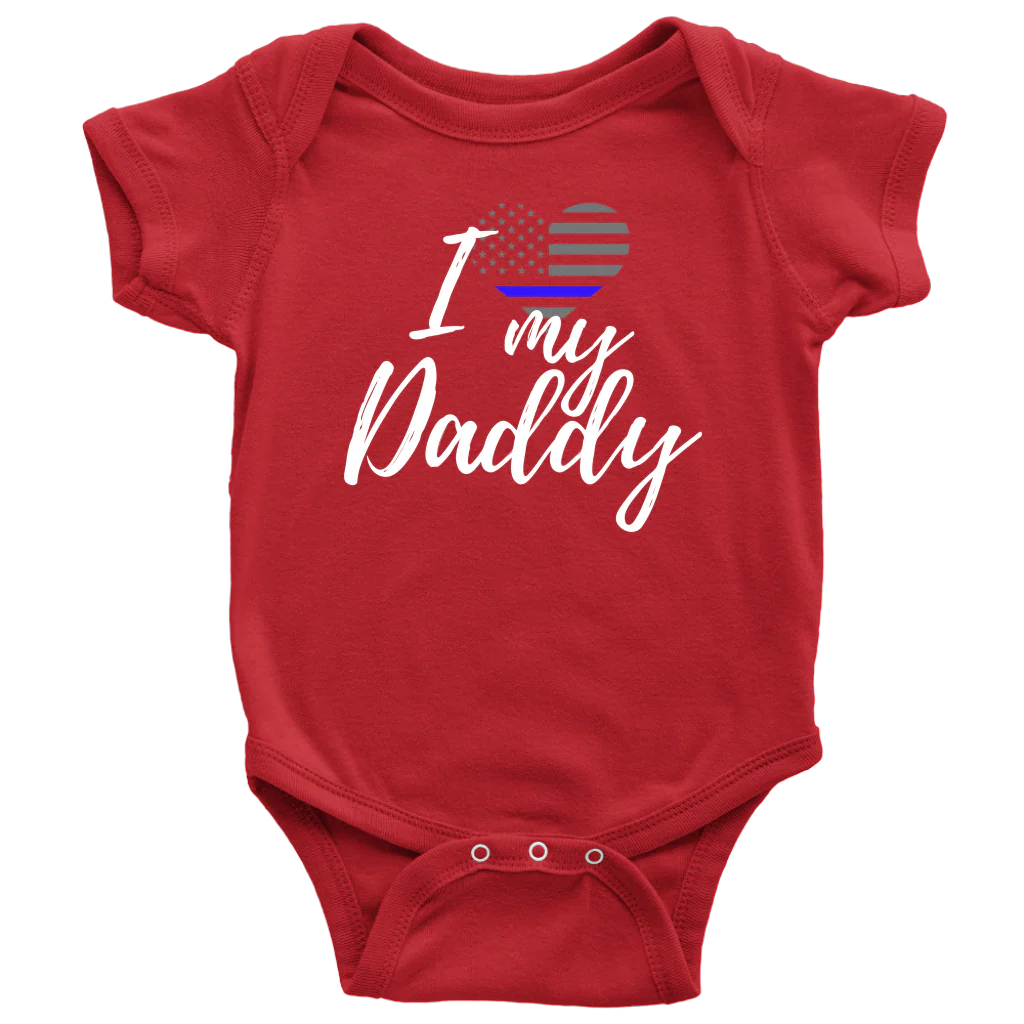 I Love My Daddy Infant Baby Onesie Bodysuit - Image 10