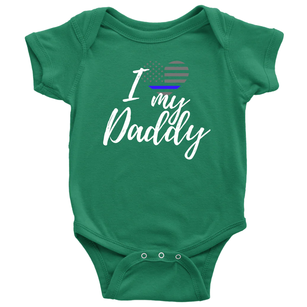 I Love My Daddy Infant Baby Onesie Bodysuit - Image 3