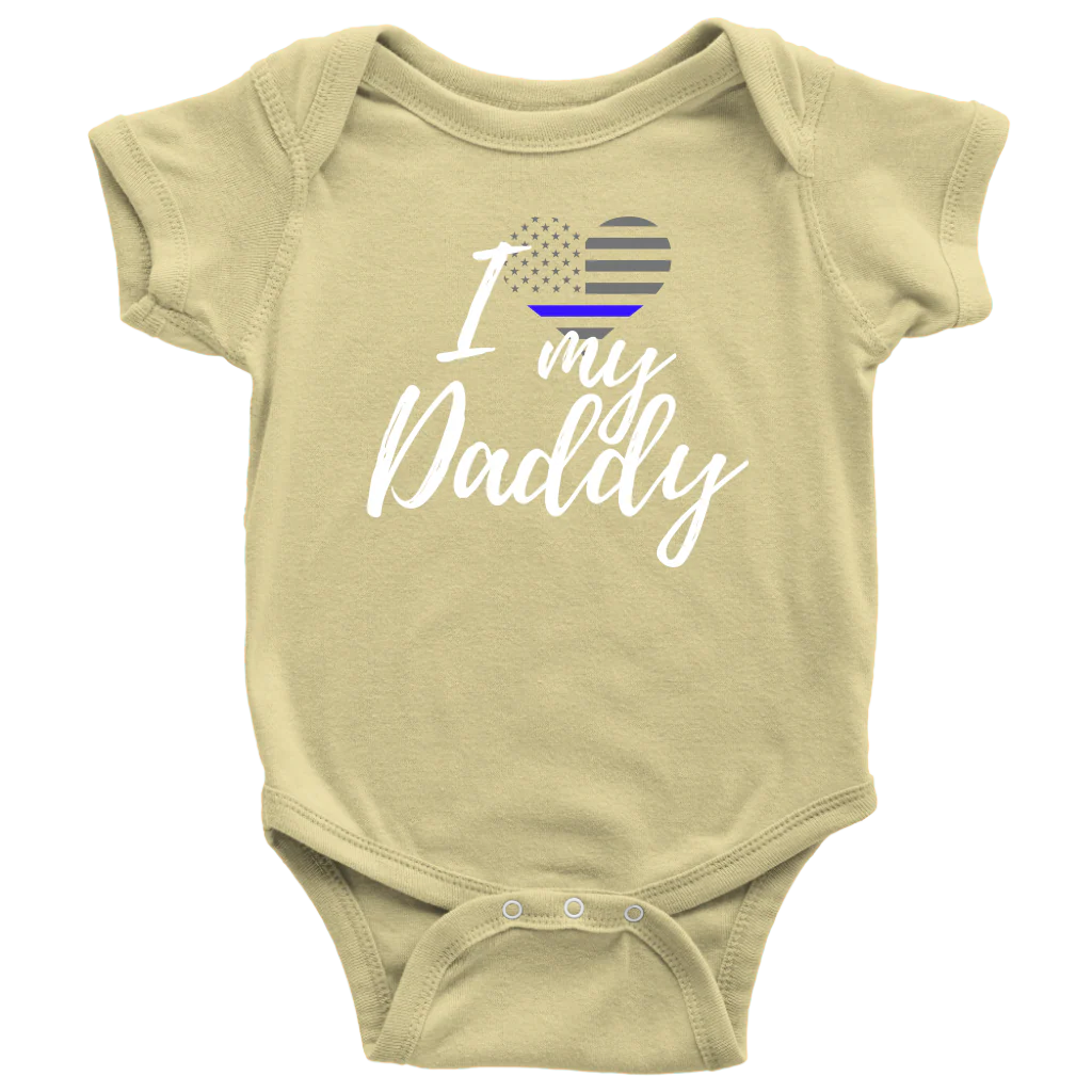 I Love My Daddy Infant Baby Onesie Bodysuit - Image 6