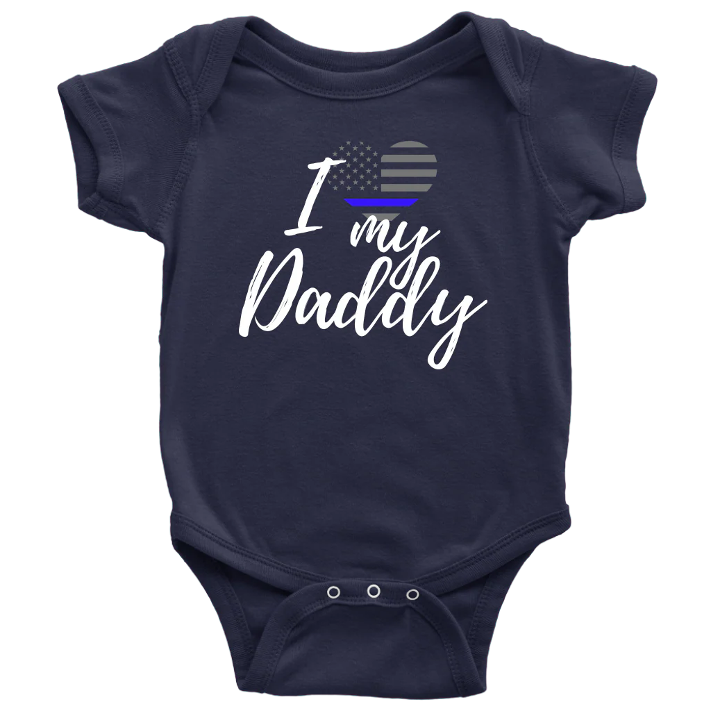 I Love My Daddy Infant Baby Onesie Bodysuit - Image 8