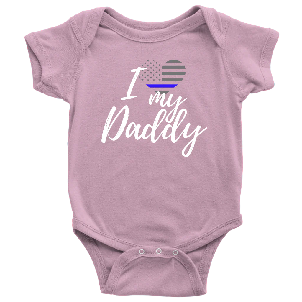I Love My Daddy Infant Baby Onesie Bodysuit - Image 9