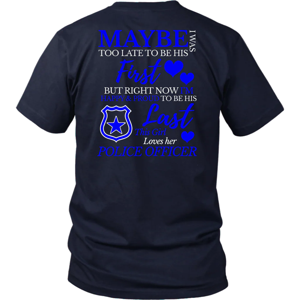 This Girl Loves Her Police Officer Shirts & Hoodies - Image 5