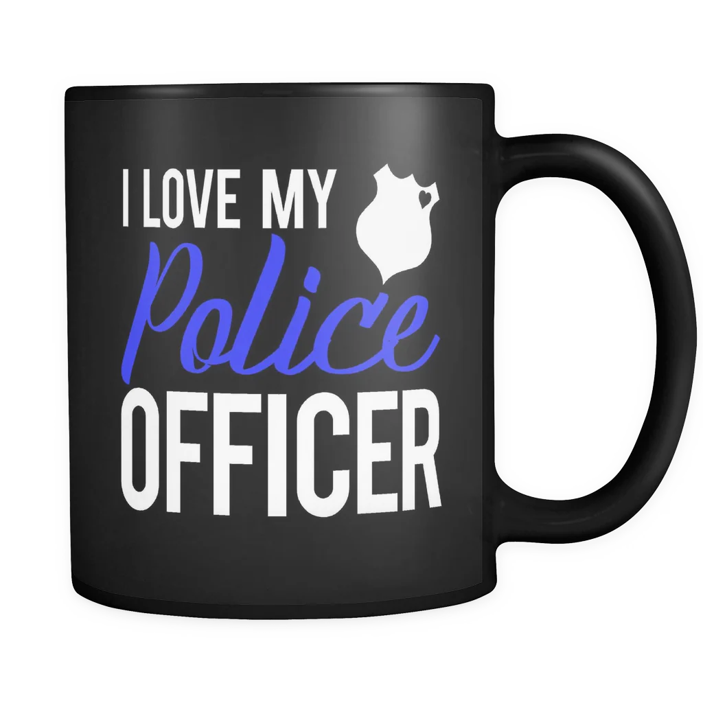 I Love My Police Officer Mug - Image 2