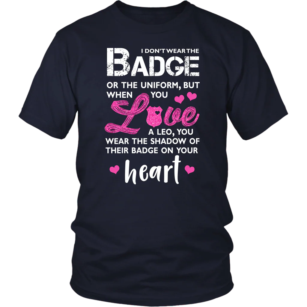 I Wear A Shadow of Your Badge on My Heart Shirts and Hoodies - Image 3