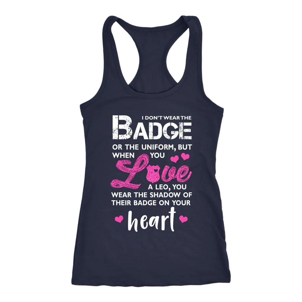 I Wear A Shadow of Your Badge on My Heart Tank Tops - Image 4