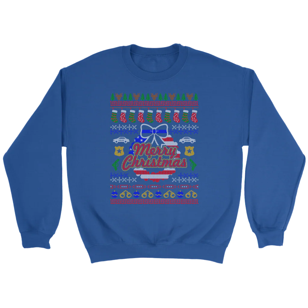 Joyful Police Ugly Christmas Shirts & Sweaters - Image 11