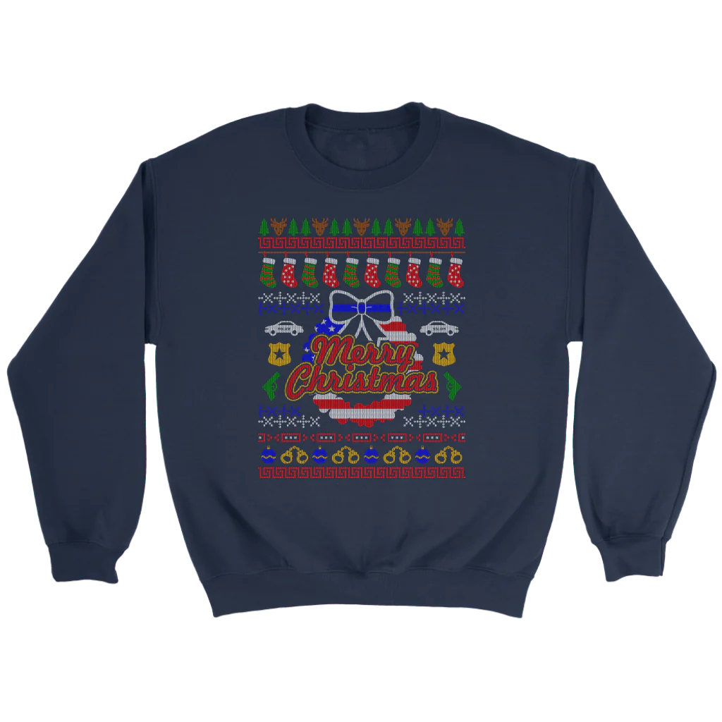 Joyful Police Ugly Christmas Shirts & Sweaters - Image 13