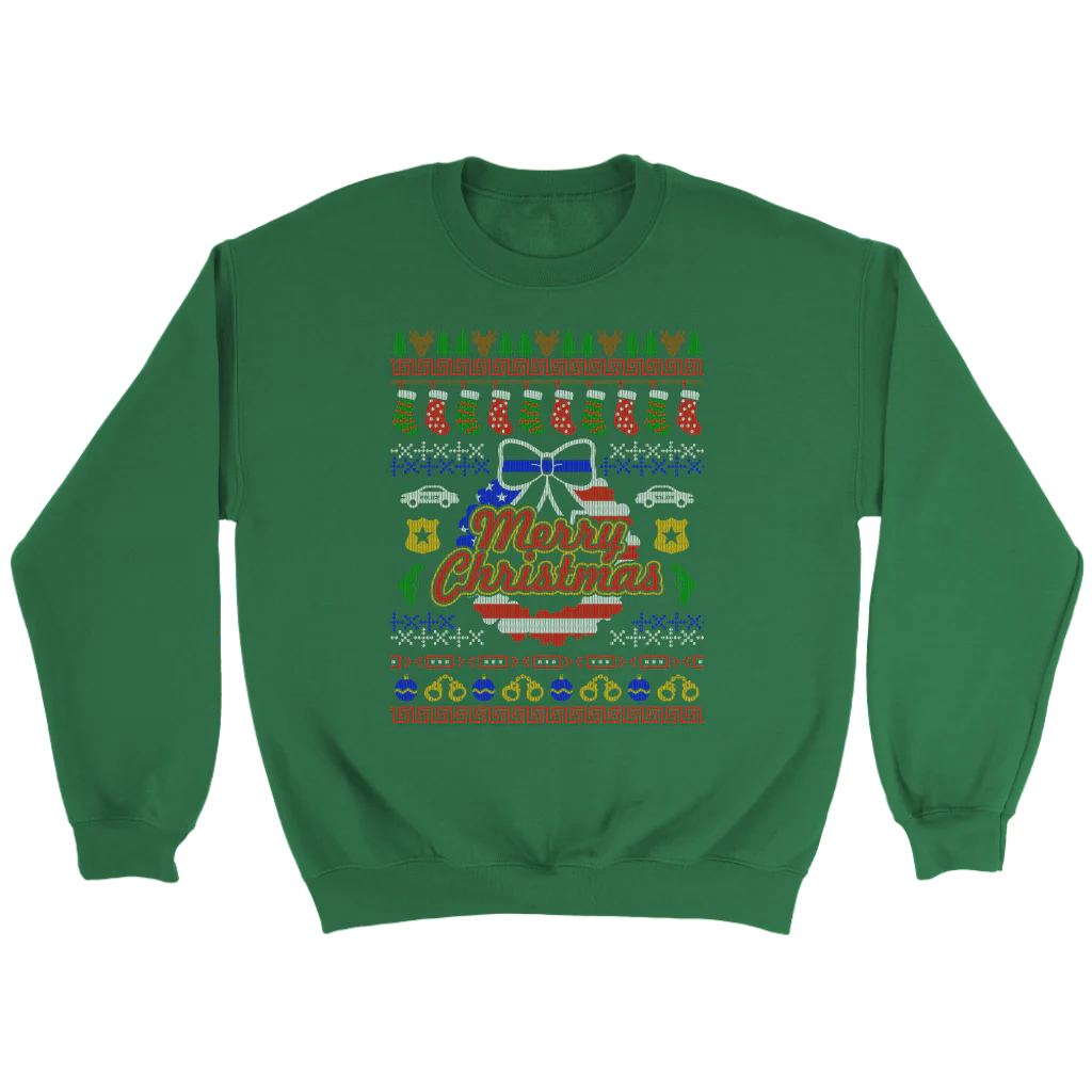Joyful Police Ugly Christmas Shirts & Sweaters - Image 14