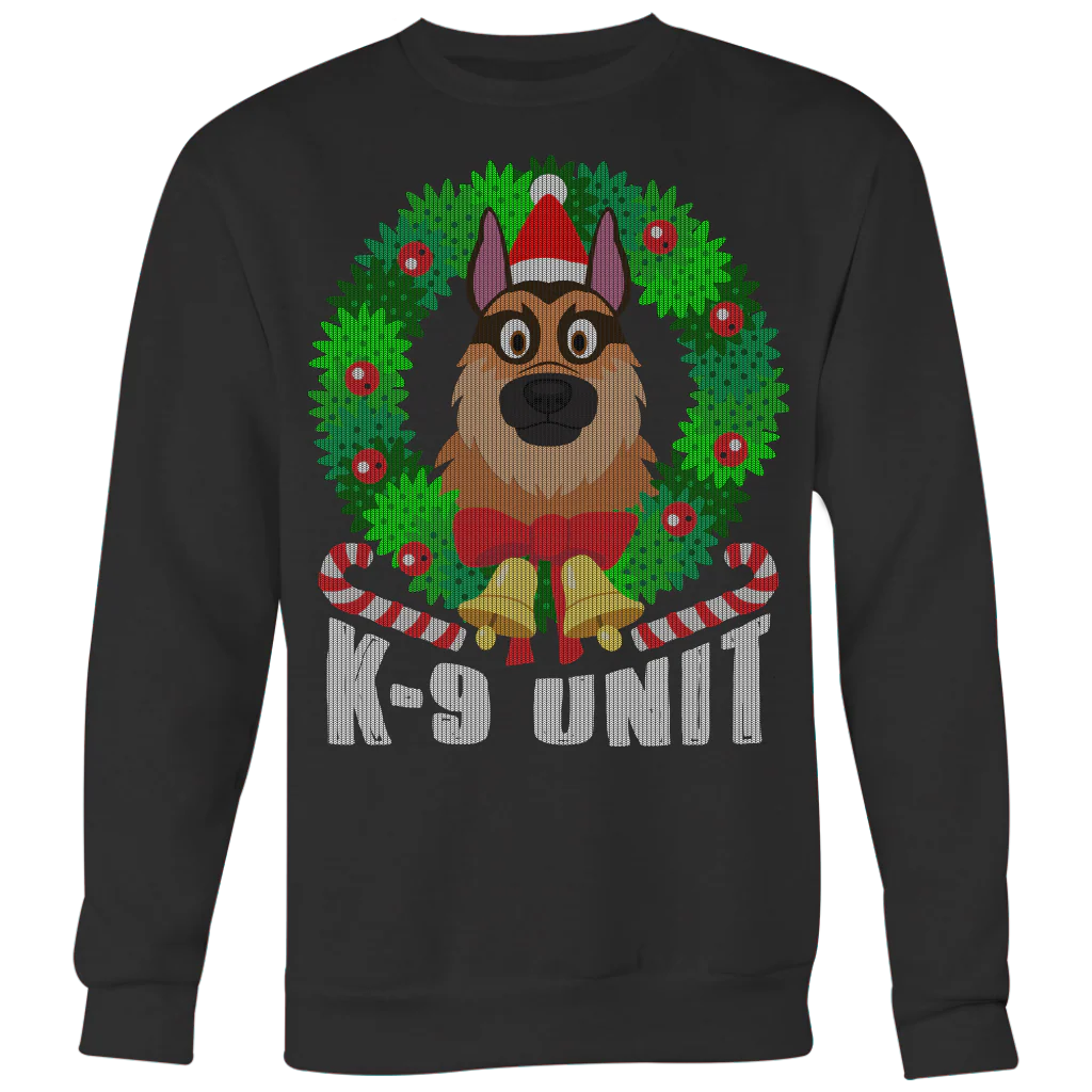 K-9 Unit Dog Ugly Christmas Shirts & Sweaters
