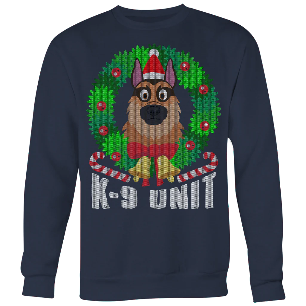 K-9 Unit Dog Ugly Christmas Shirts & Sweaters - Image 9