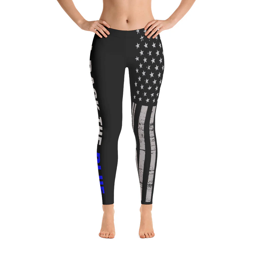 I Back The Blue Leggings - Image 4