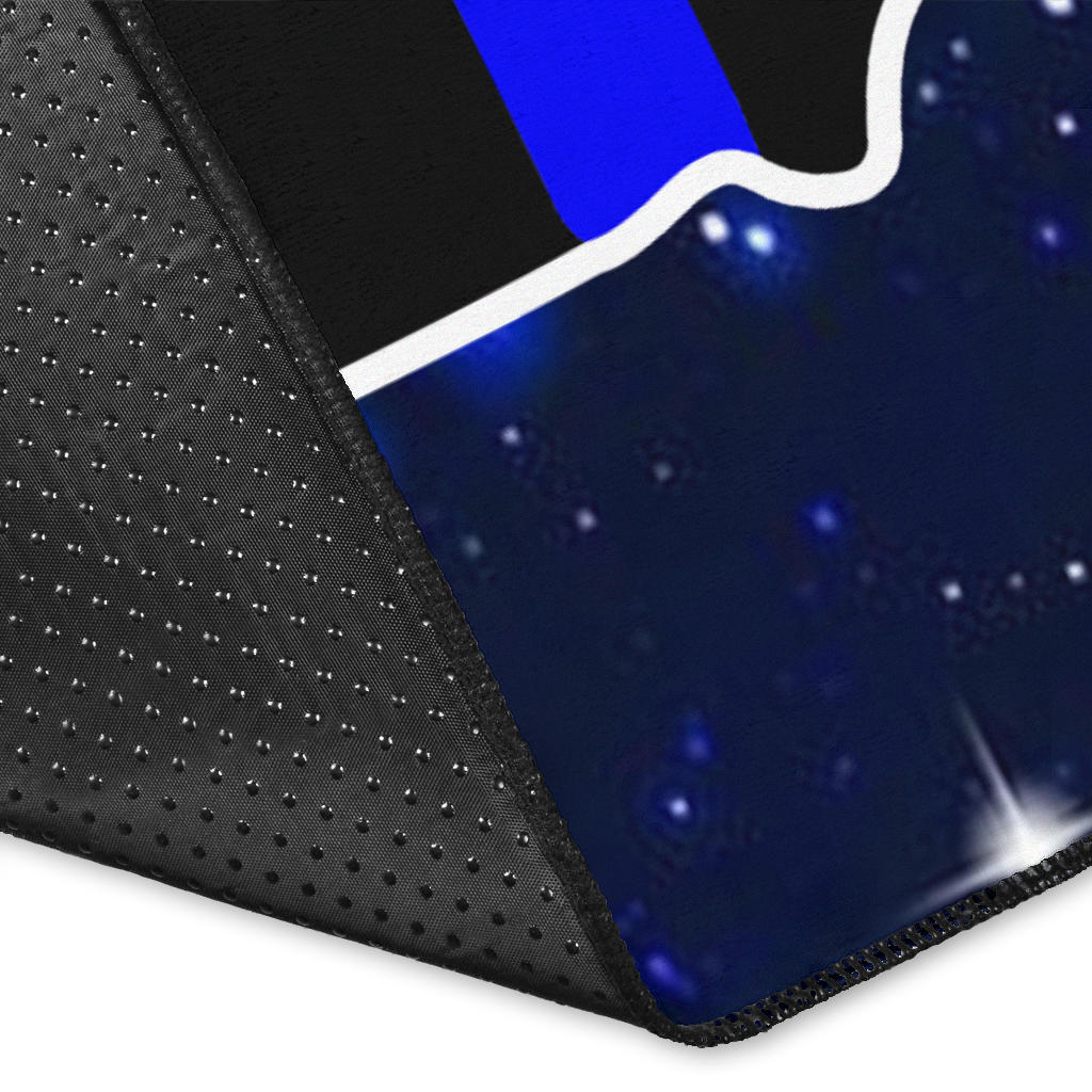 Love Thin Blue Line Area Rug - Image 7