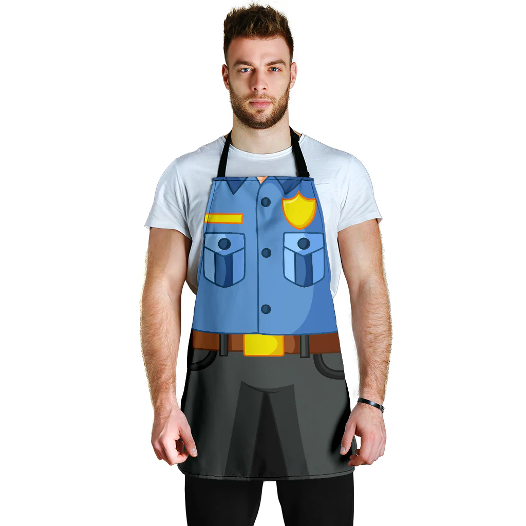 Men's Police Officer Uniform Apron - Image 2