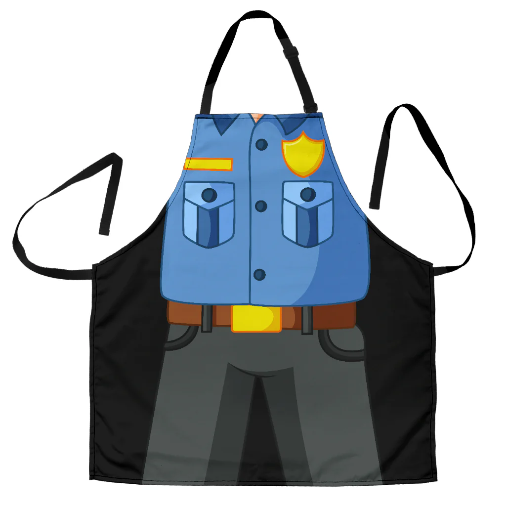 Men's Police Officer Uniform Apron - Image 3