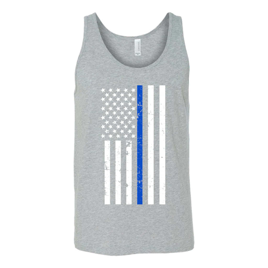 Men's Thin Blue Line Flag Tank Top - Image 3