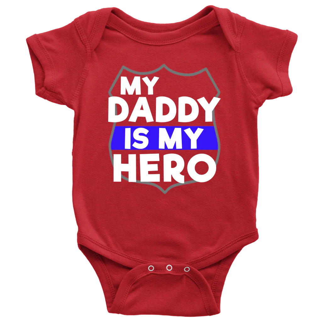 My Daddy Is My Hero Infant Baby Onesie Bodysuit - Image 10