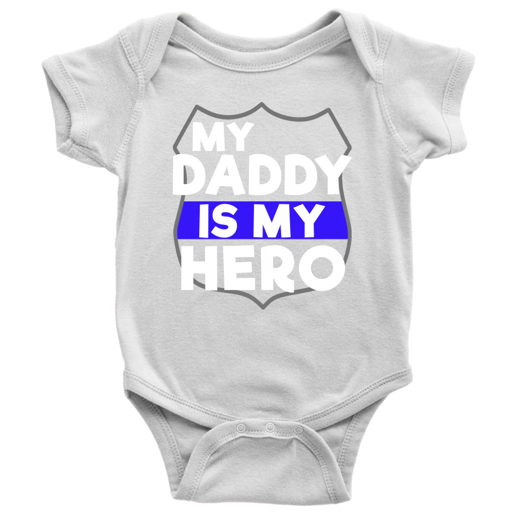 My Daddy Is My Hero Infant Baby Onesie Bodysuit - Image 11