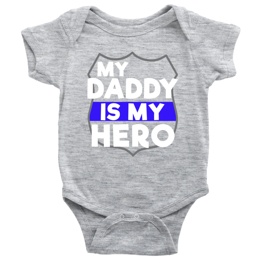 My Daddy Is My Hero Infant Baby Onesie Bodysuit - Image 4