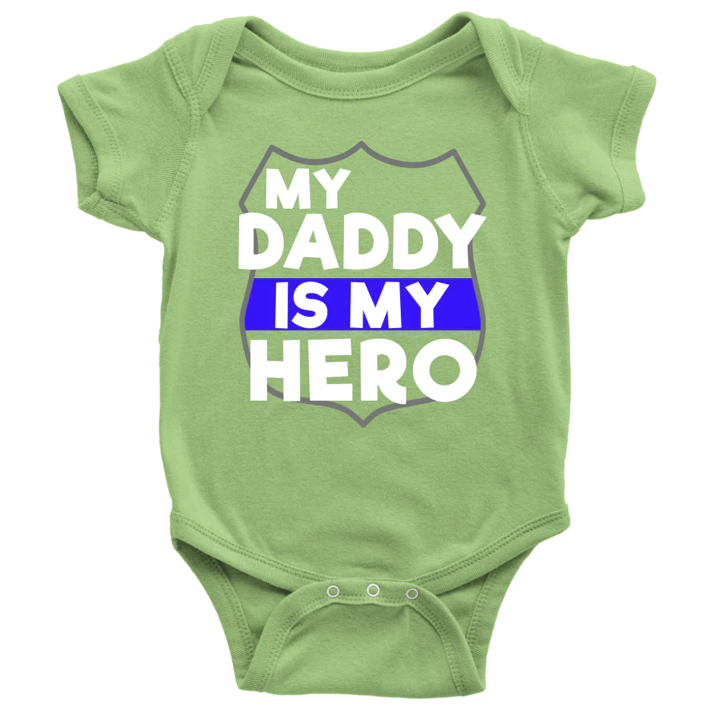 My Daddy Is My Hero Infant Baby Onesie Bodysuit - Image 5