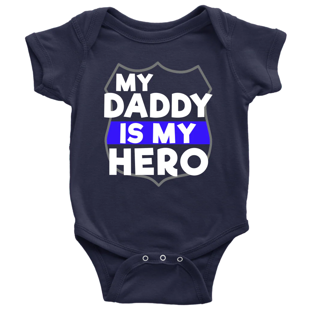 My Daddy Is My Hero Infant Baby Onesie Bodysuit - Image 8