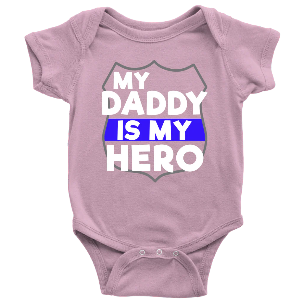 My Daddy Is My Hero Infant Baby Onesie Bodysuit - Image 9