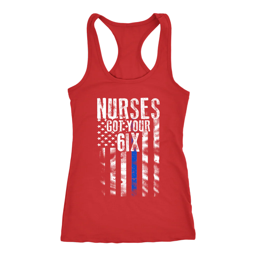 Women's Nurses Got Your 6IX Tank Tops - Image 3