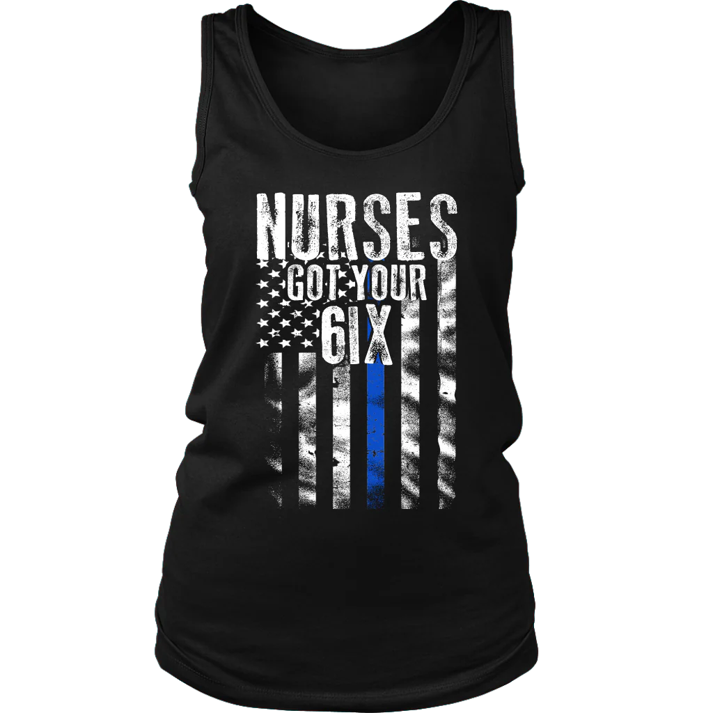 Women's Nurses Got Your 6IX Tank Tops - Image 5
