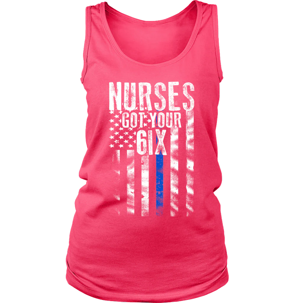 Women's Nurses Got Your 6IX Tank Tops - Image 6