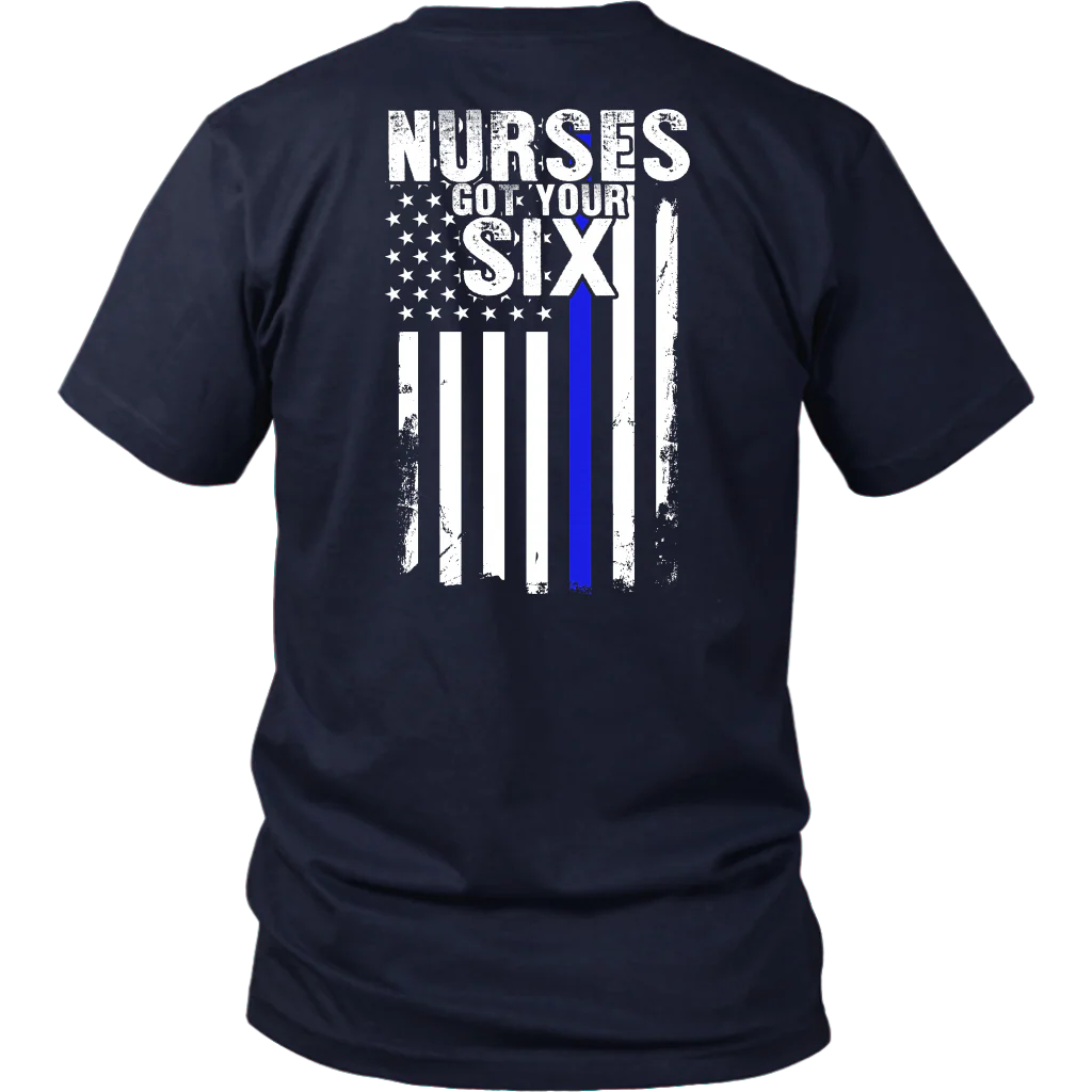 Nurses Got Your Six - Flag Style Shirts & Hoodies - Image 4