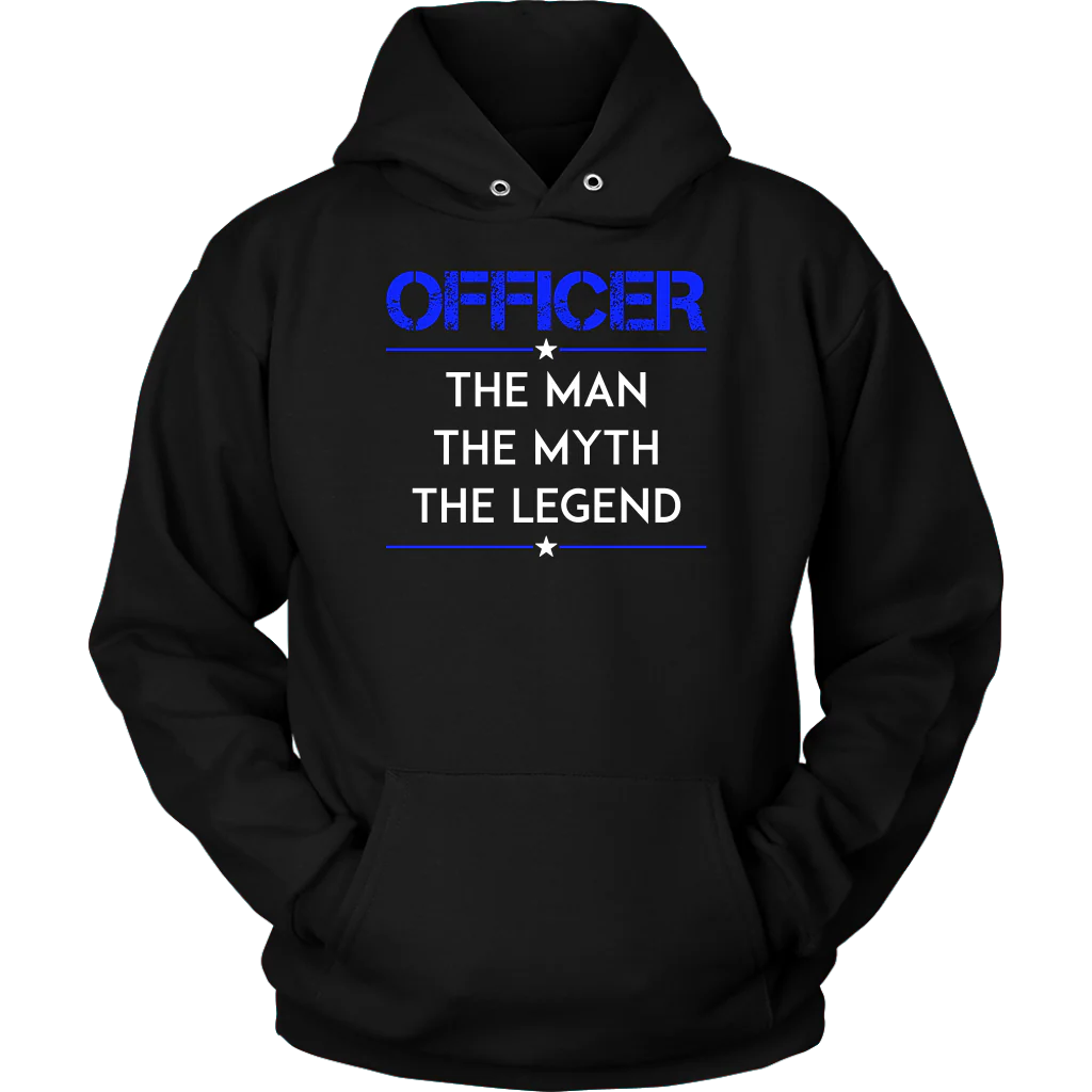 Officer, The Man, The Myth, The Legend Shirts and Hoodies - Image 12