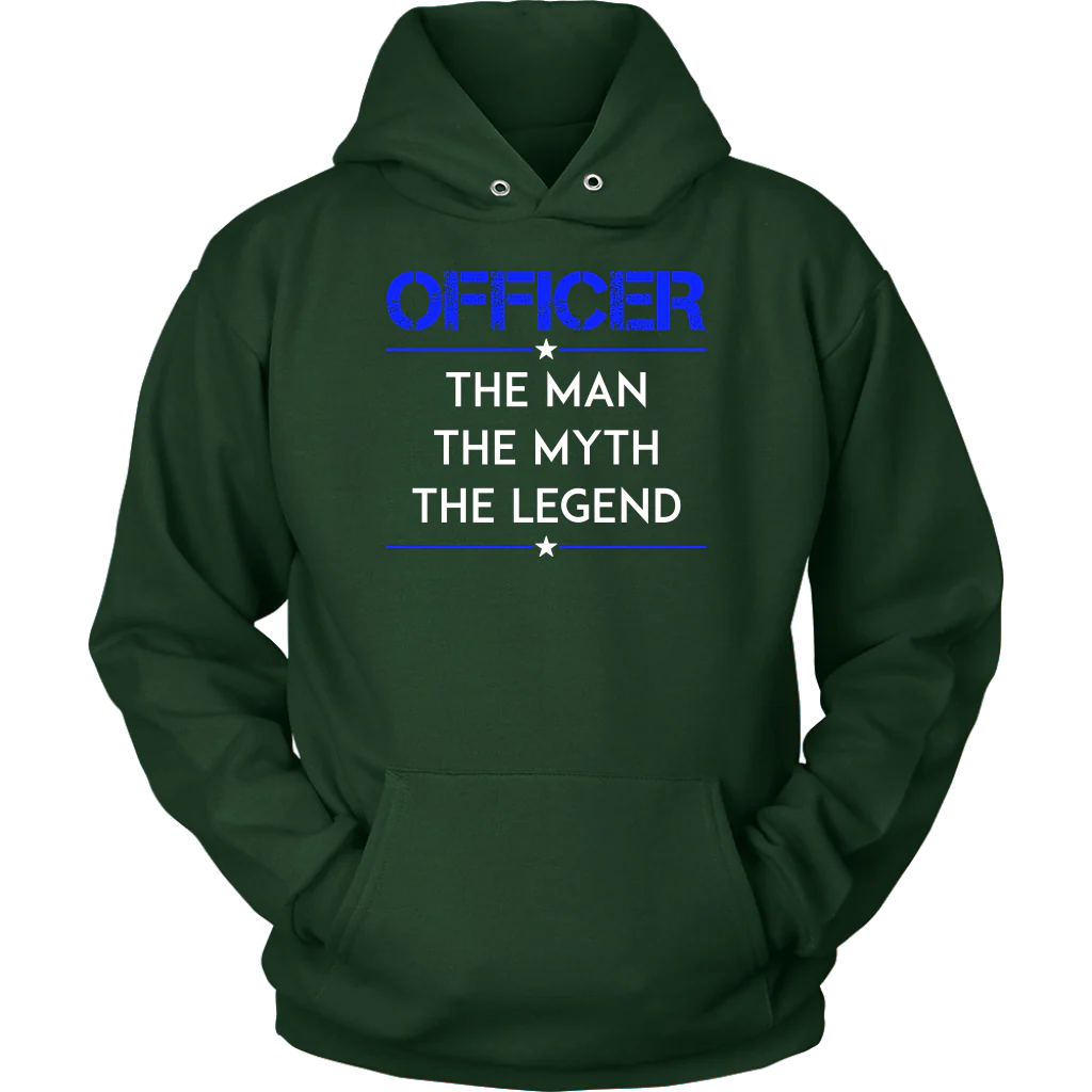 Officer, The Man, The Myth, The Legend Shirts and Hoodies - Image 13