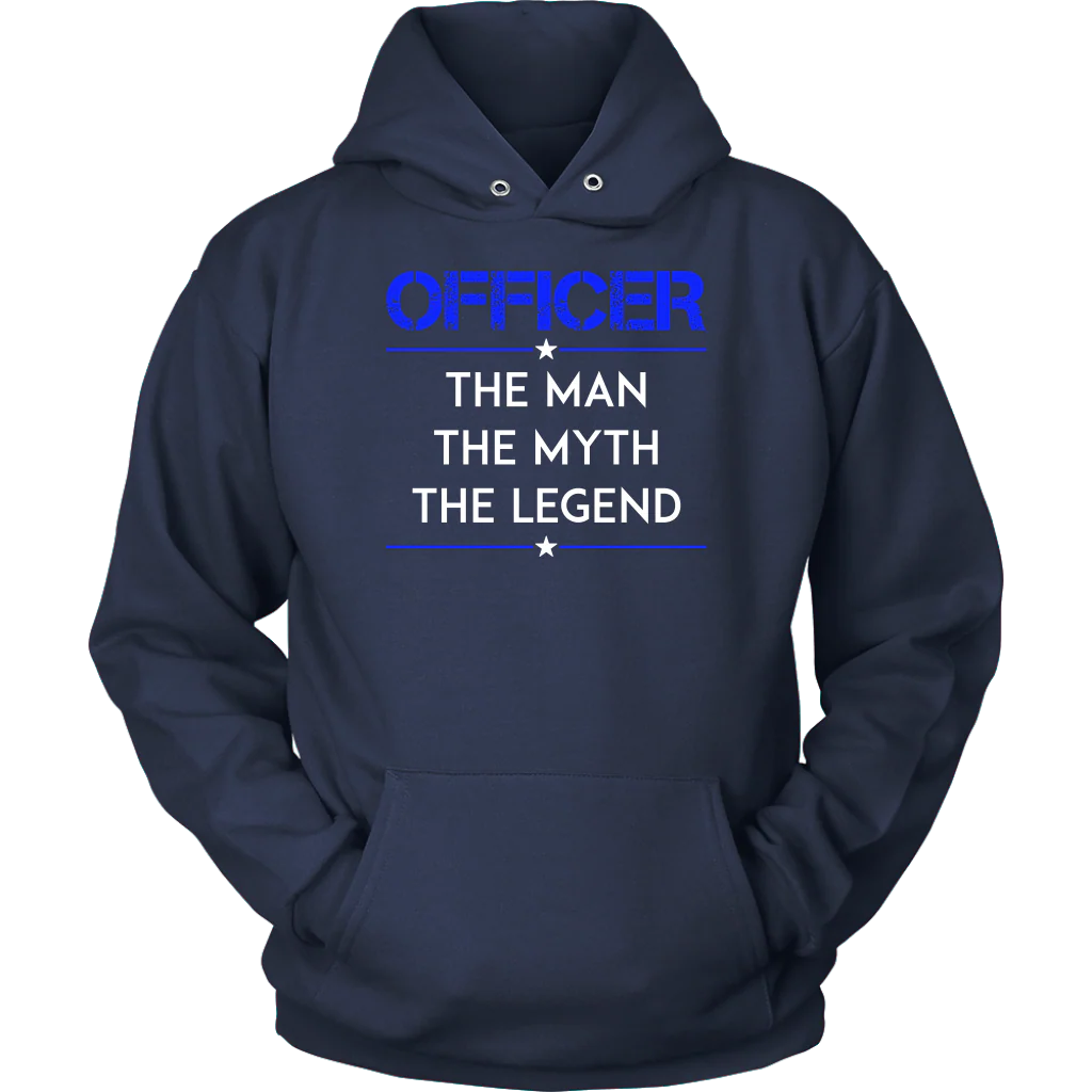 Officer, The Man, The Myth, The Legend Shirts and Hoodies - Image 14