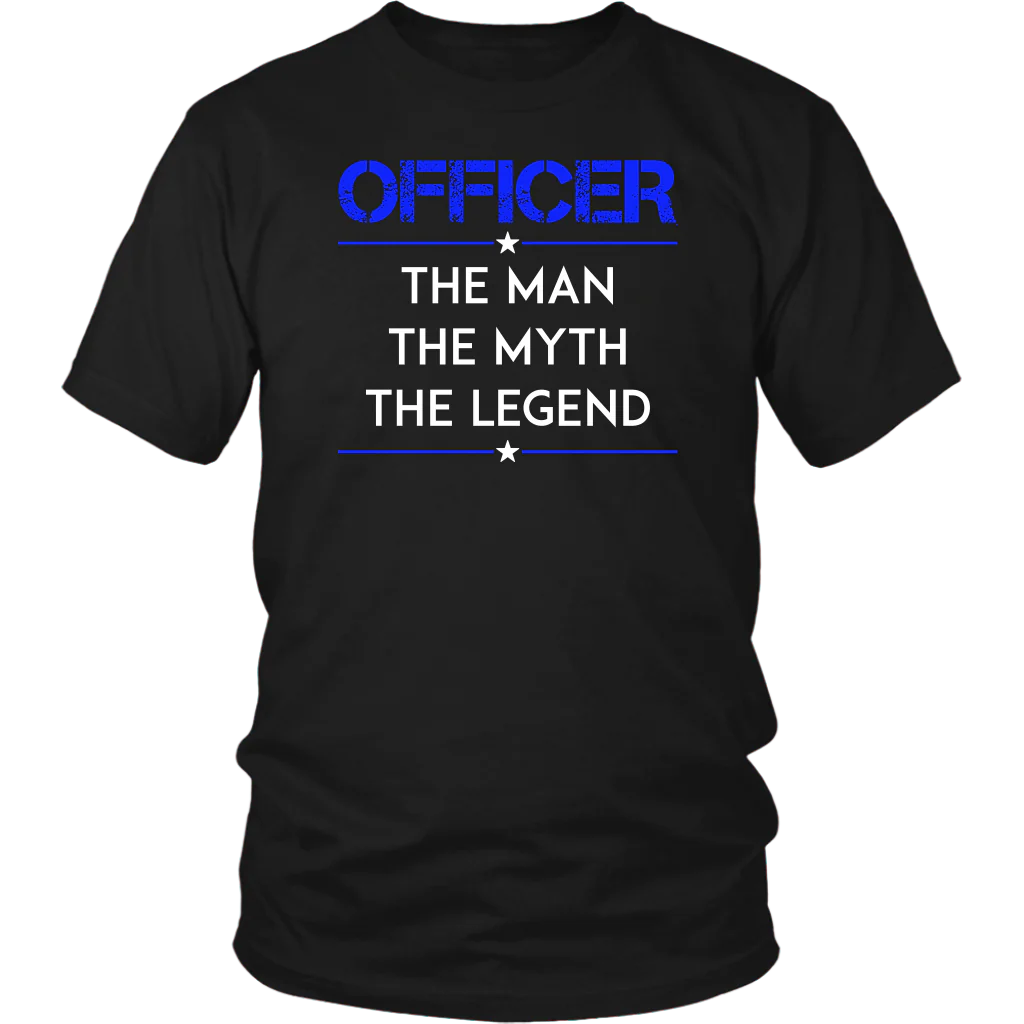 Officer, The Man, The Myth, The Legend Shirts and Hoodies - Image 6