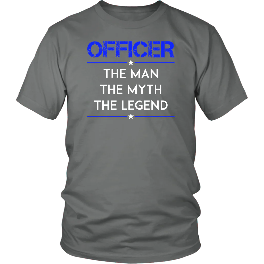 Officer, The Man, The Myth, The Legend Shirts and Hoodies - Image 7