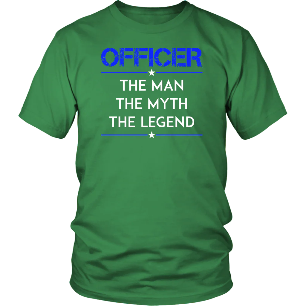 Officer, The Man, The Myth, The Legend Shirts and Hoodies - Image 8