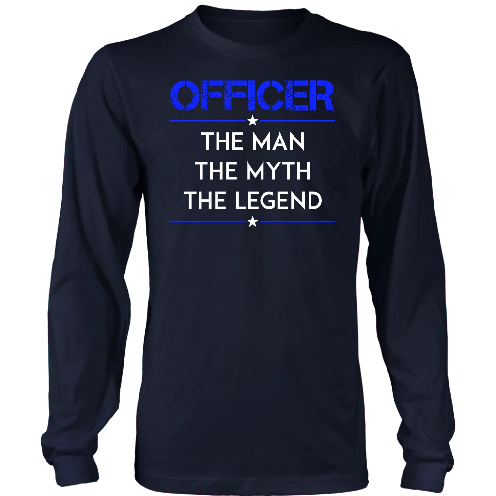 Officer, The Man, The Myth, The Legend Shirts and Hoodies - Image 9