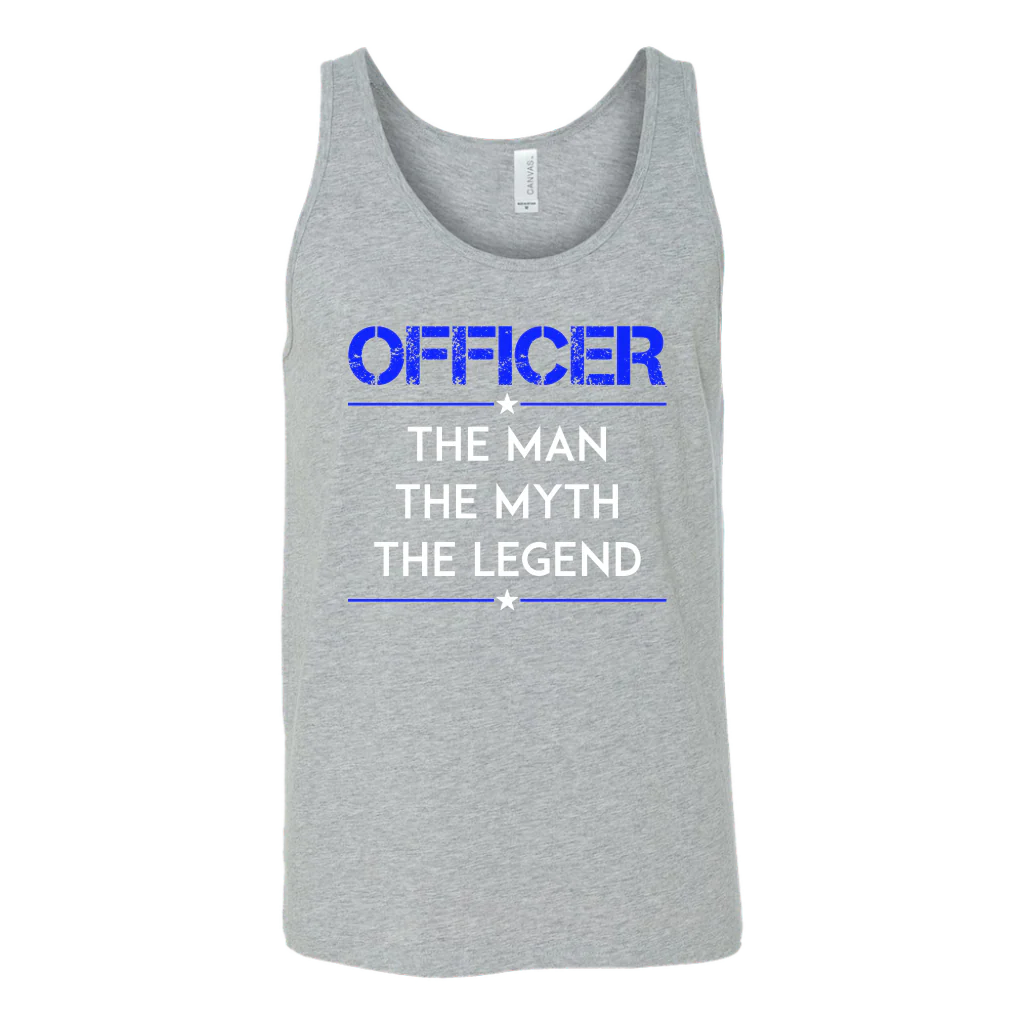 Officer, The Man, The Myth, The Legend Tank Top - Image 3