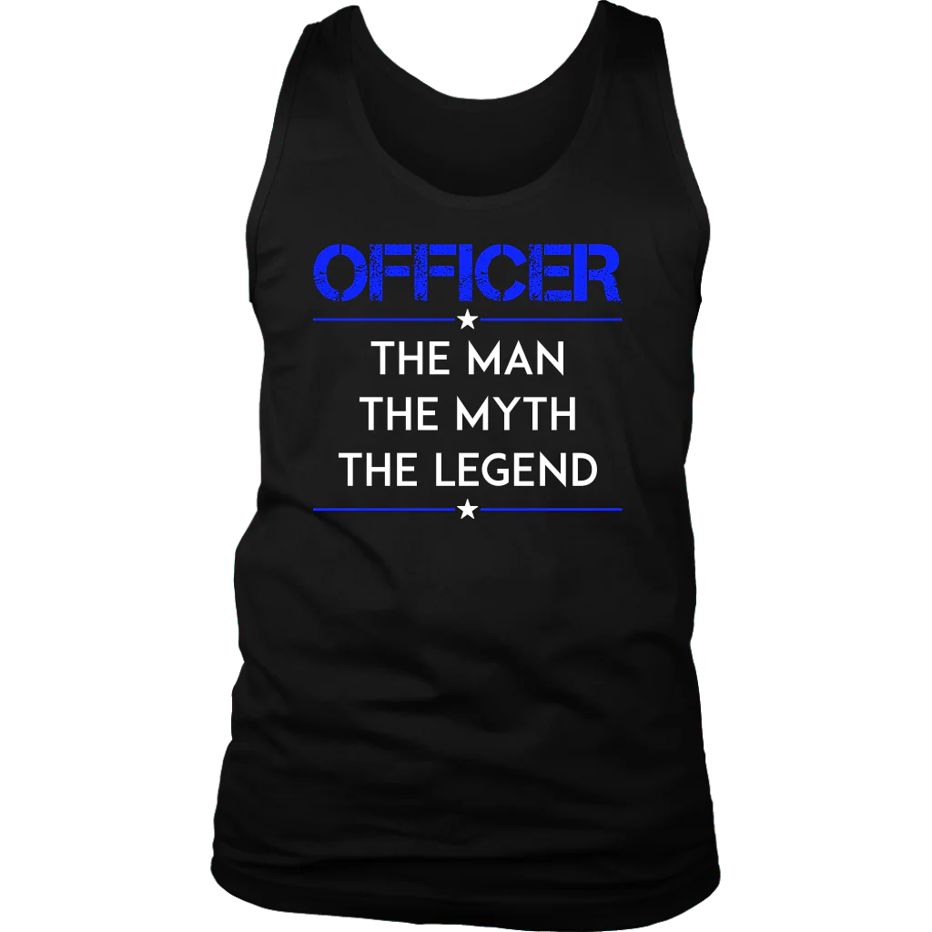 Officer, The Man, The Myth, The Legend Tank Top - Image 6